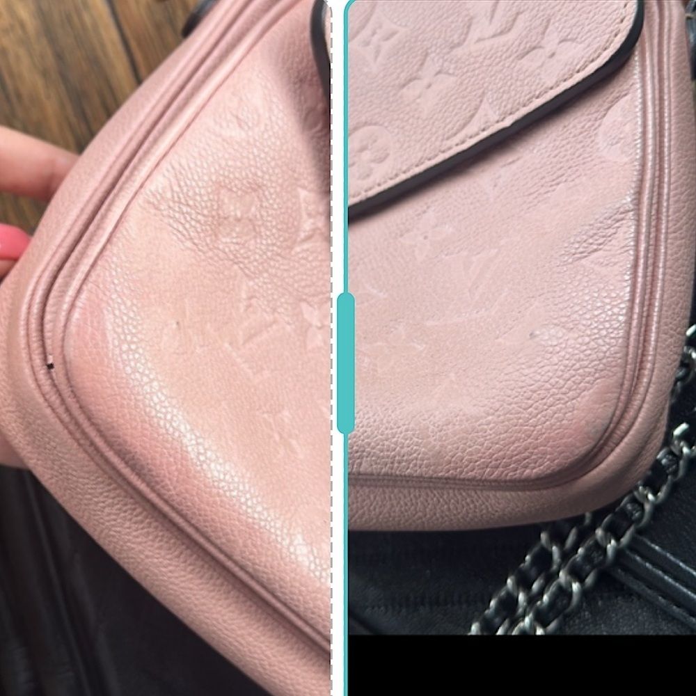 🎀PINK Louis Vuitton Pochette Metis empreinte crossbody purse monogram bag - Picture 12 of 16